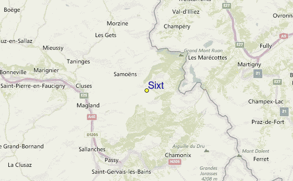 Sixt Location Map