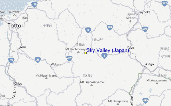 Sky Valley (Japan) Location Map
