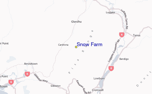 Snow Park/Snow Farm Location Map