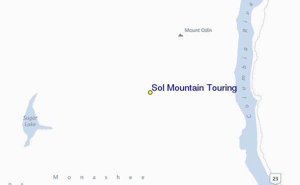 Sol Mountain Touring Location Map