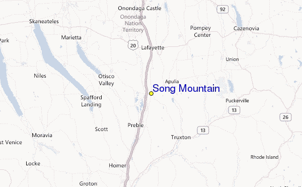 Song Mountain Location Map