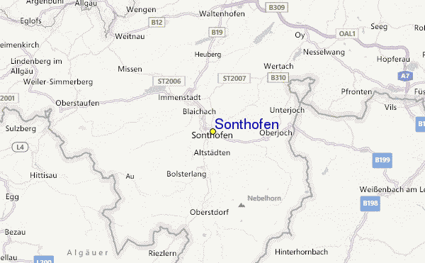 Sonthofen Location Map