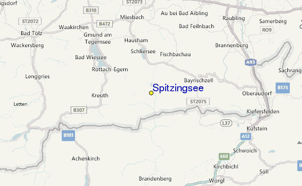 Spitzingsee Location Map
