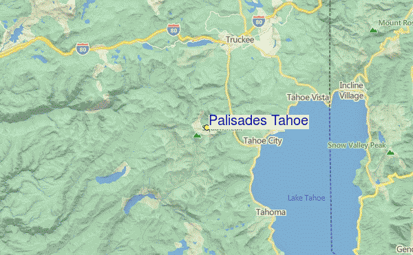Squaw Valley Location Map