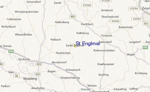 St. Englmar Location Map