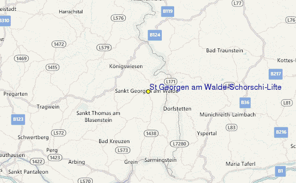 St. Georgen am Walde/Schorschi-Lifte Location Map