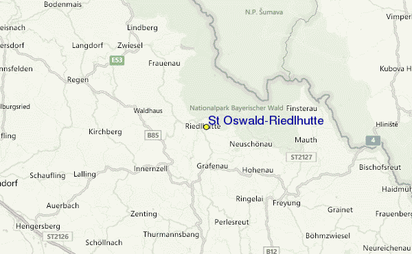 St. Oswald-Riedlhütte Location Map