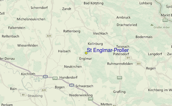 St Englmar-Pröller Location Map