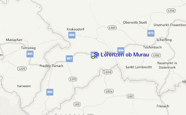 St Lorenzen ob Murau Location Map