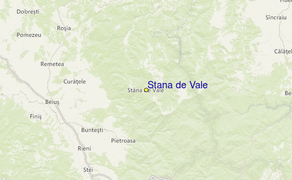 Stâna de Vale Location Map