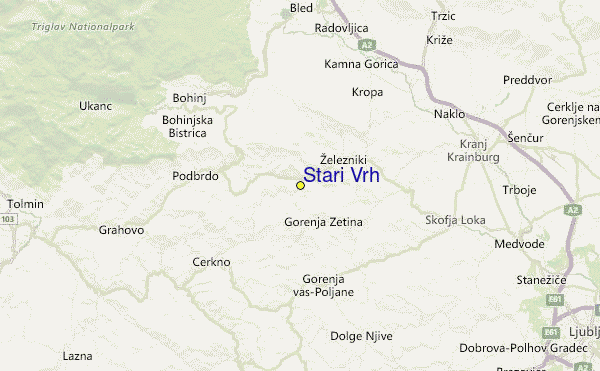 Stari Vrh Location Map