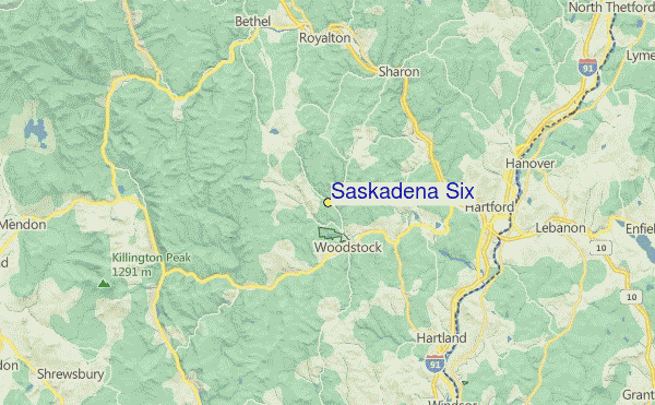 Suicide Six Location Map