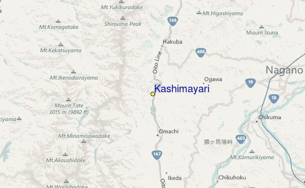 Sun Alpina Kashimayari Location Map