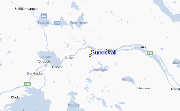 Sundsvall Location Map