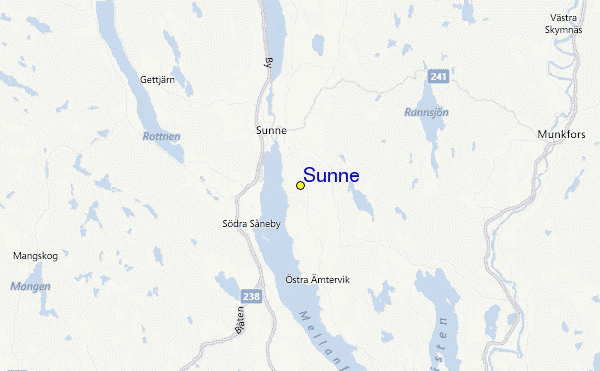Sunne Location Map