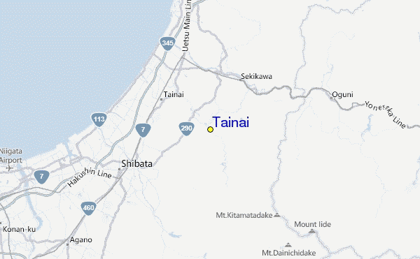 Tainai Location Map
