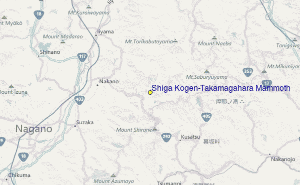 Takamagahara Mammoth Location Map