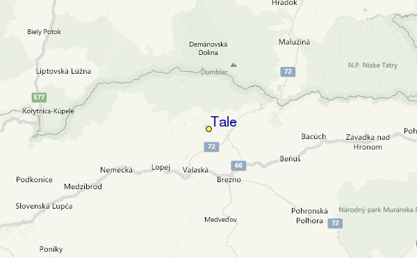 Tále Location Map