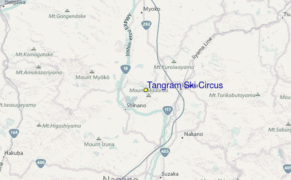 Tangram Ski Circus Location Map