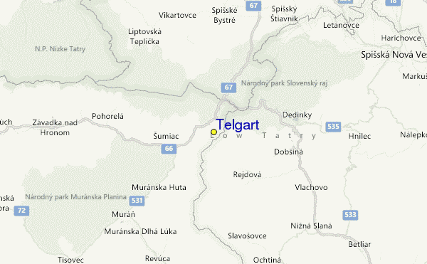 Telgart Location Map