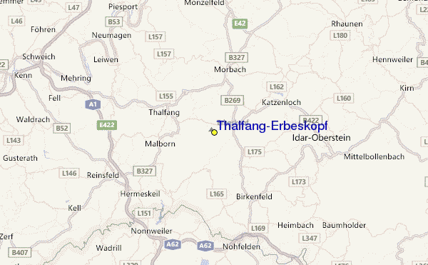 Thalfang/Erbeskopf Location Map