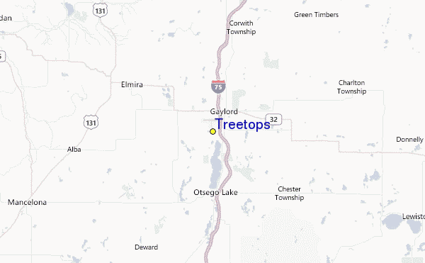 Treetops Location Map