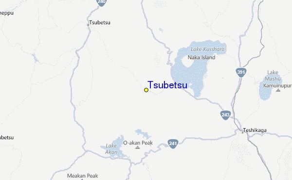 Tsubetsu Location Map
