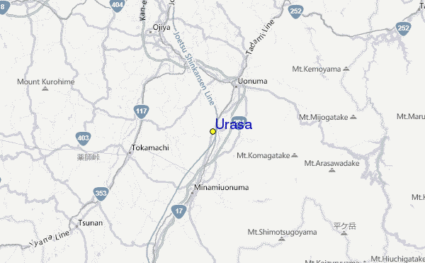 Urasa Location Map