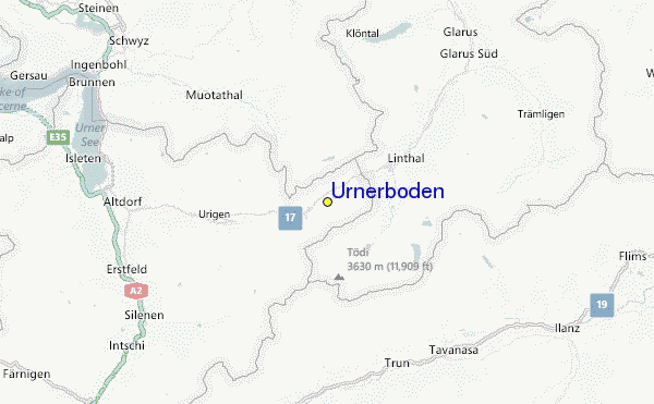 Urnerboden Location Map