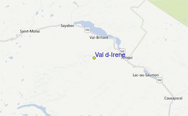 Val d'Irène Location Map