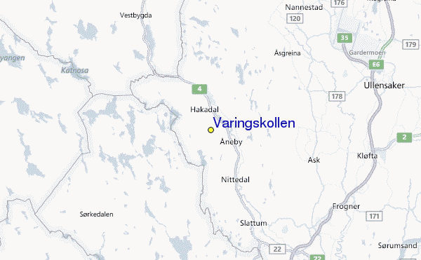 Varingskollen Location Map