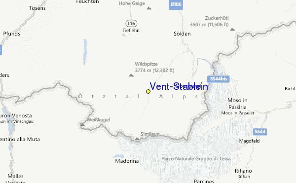 Vent/Stablein Location Map