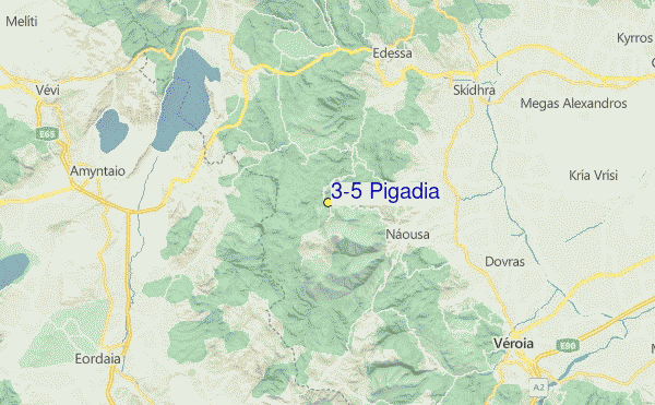Vermio (3-5 Pigadia) Location Map