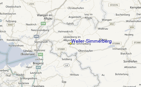 Weiler-Simmerberg Location Map