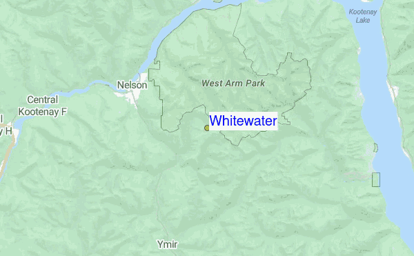 Whitewater Location Map