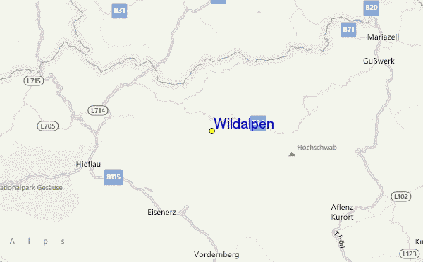 Wildalpen Location Map