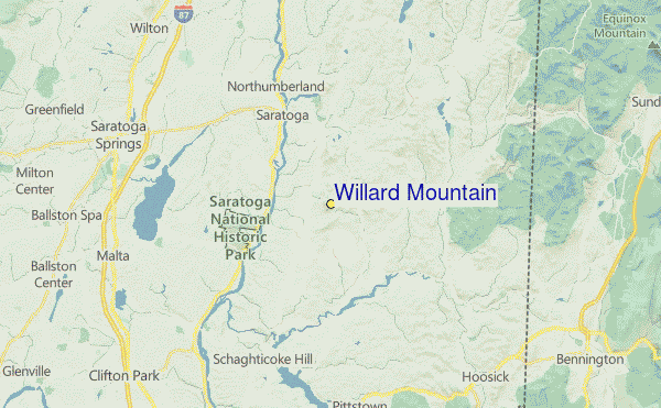 Willard Mountain Location Map