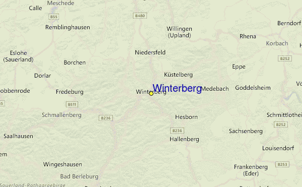 Winterberg Location Map