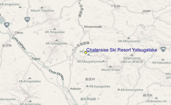 Yatsugatake Sailer Valley Location Map