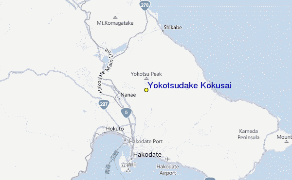 Yokotsudake Kokusai Location Map