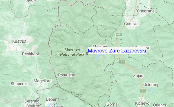 Zare Lazarevski Location Map