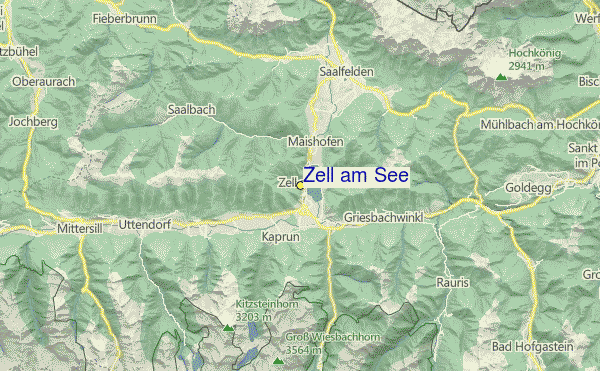 Zell am See Location Map