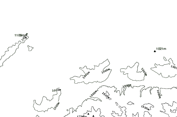 Brezovica Ski Centrum neighbourhood contours