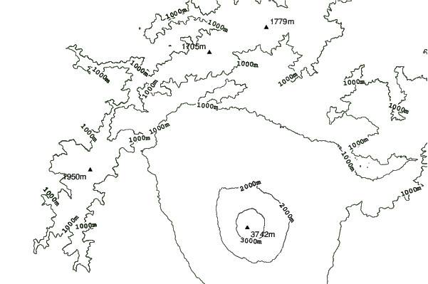Fujiten Snow Resort neighbourhood contours
