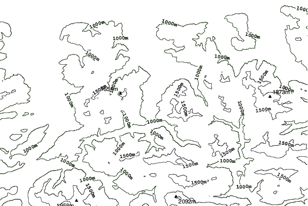 Kreuth - Hirschberg neighbourhood contours