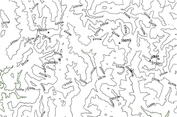 contours