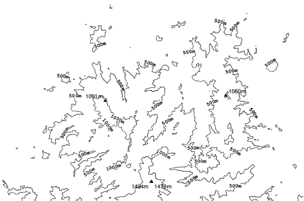 New Ojiro neighbourhood contours