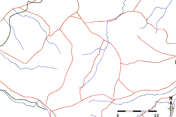 Roads and rivers close to New Ojiro
