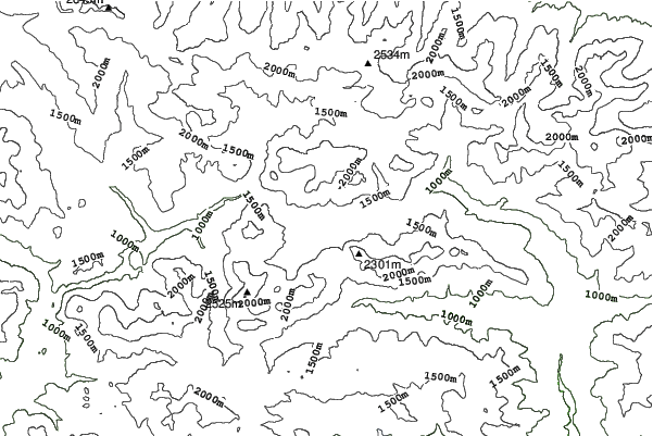 Sappada neighbourhood contours