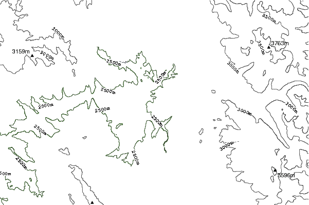SolVista Golf and Ski Ranch (Silver Creek) neighbourhood contours